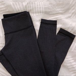 Navy Blue Patterned Lululemon Leggings